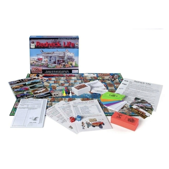 Redneck Life Board Game & bustin'a gut expansion pack, new sealed - Picture 4 of 15